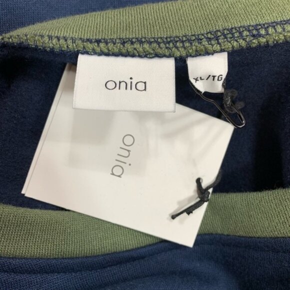 Onia Hudson Colorblock Crew Neck Sweatshirt - Picture 6 of 6